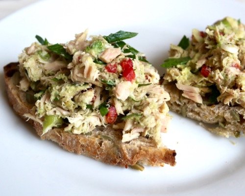 mayo-free tuna salad