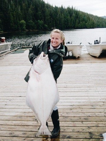 Teri Halibut fishing in Alaska