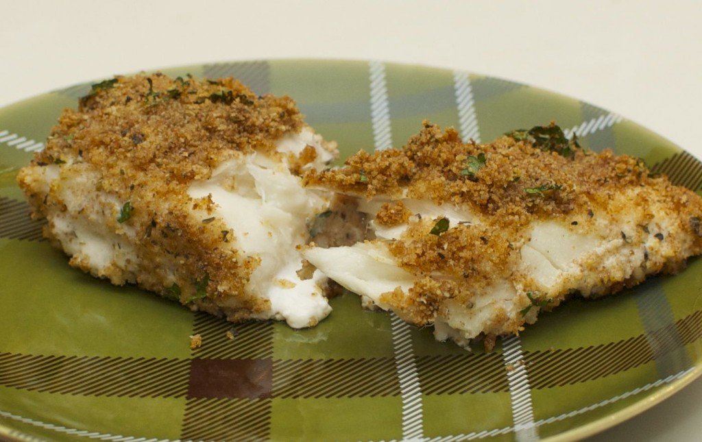Baked Halibut with Bread Crumbs Recipe A Foodie Stays Fit