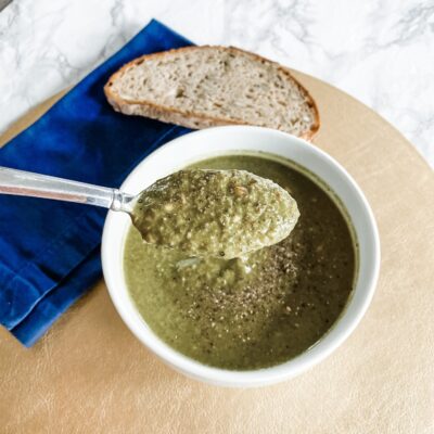 Creamy Spinach Broccoli Soup