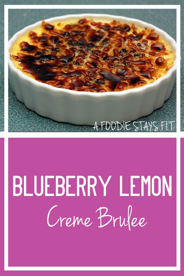 Blueberry Lemon Creme Brulee