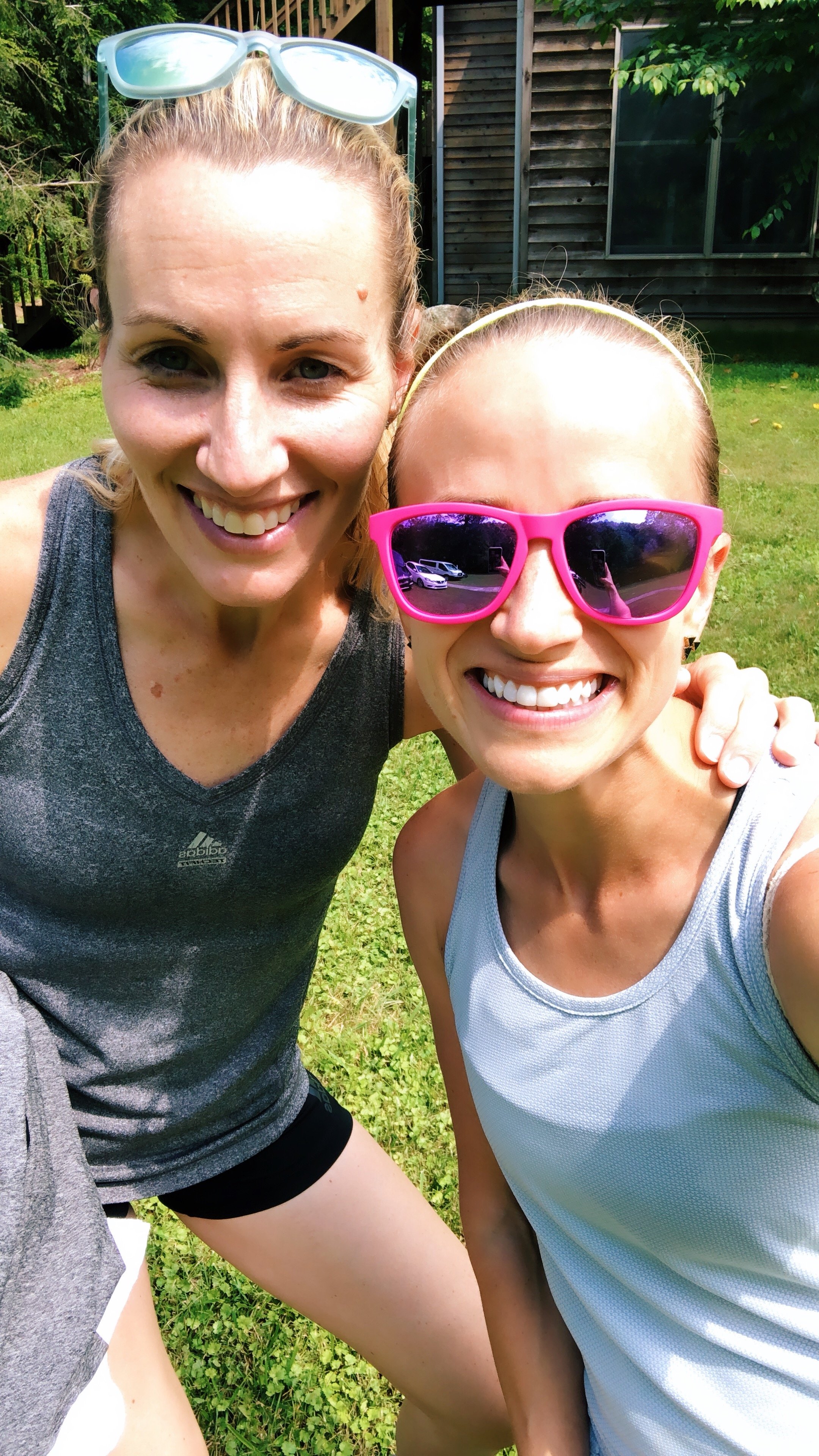 Carrie Tollefson at Zap running camp