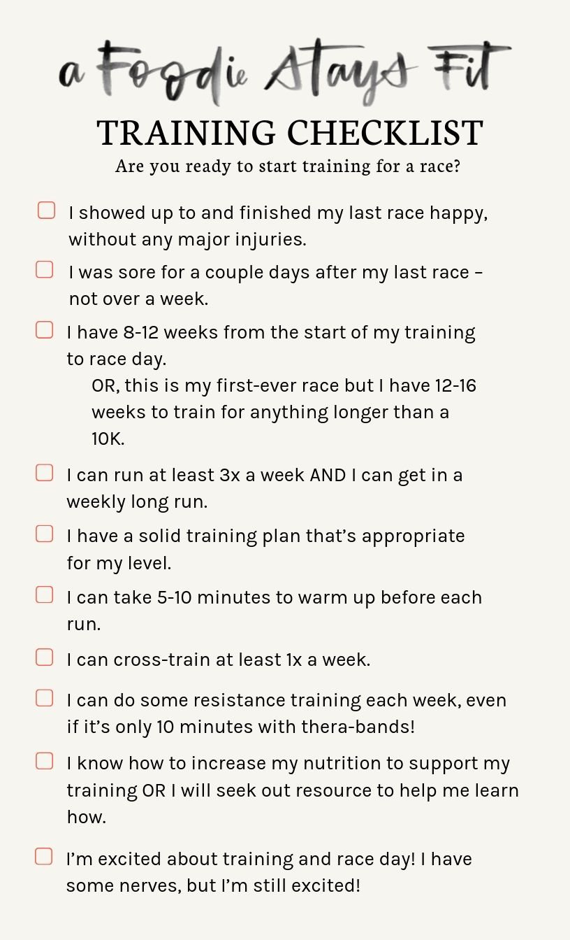 What to know before you sign up for a fall race | training checklist