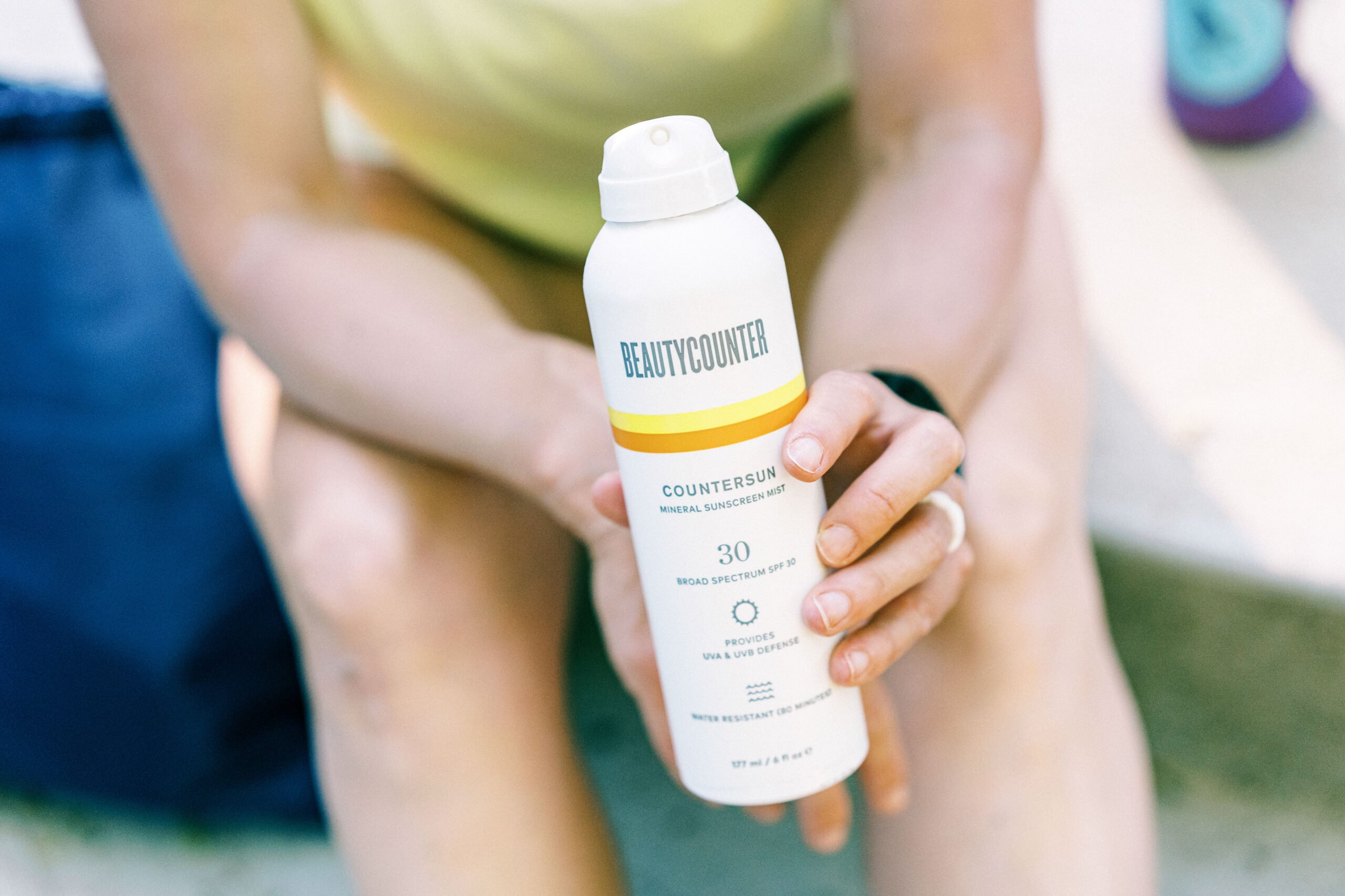 Beautycounter Mineral Sunscreen to help running in the heat