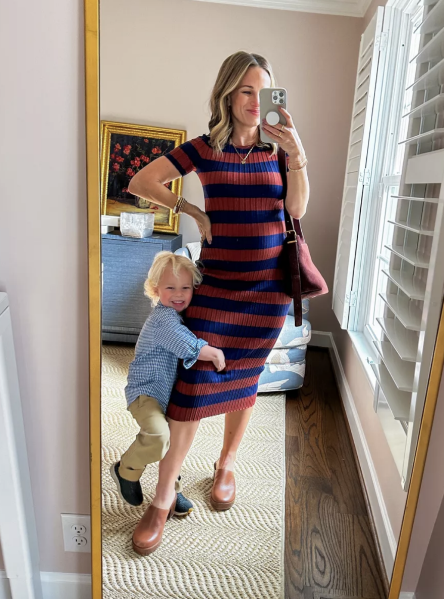 TeriLyn Adams with her son and sharing her Pregnancy Must Haves
