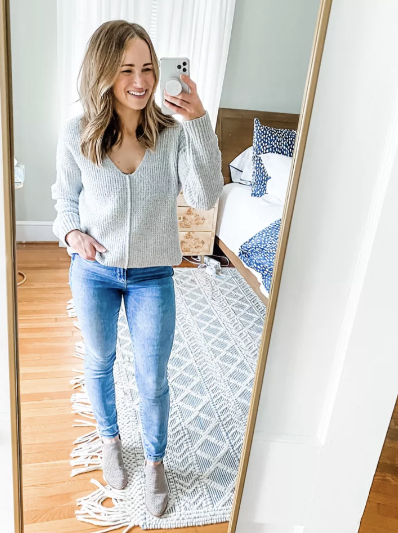This outfit is perfect for working from home | February Outfit Roundup
