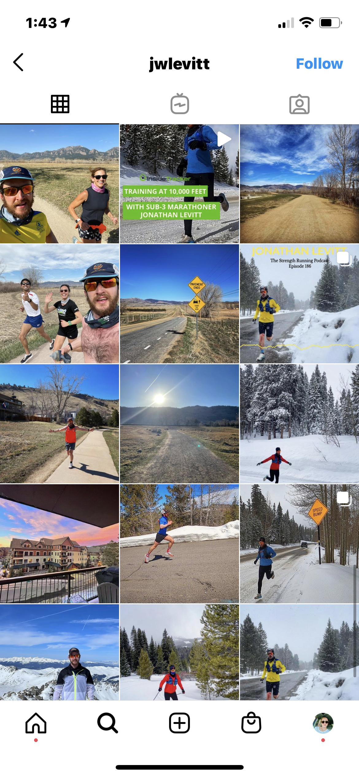 Jonathan Levitt | Favorite Running Instagrammers to Follow