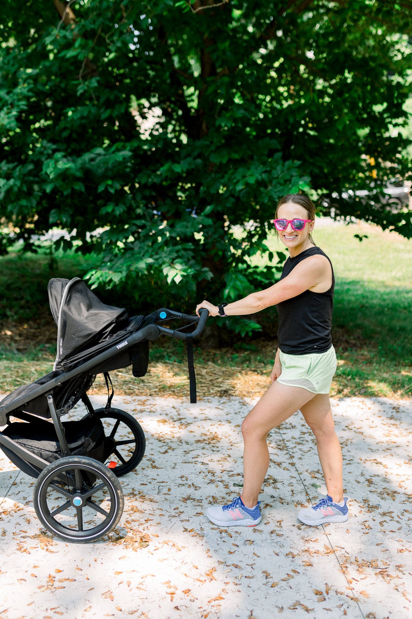 How to run with baby in stroller