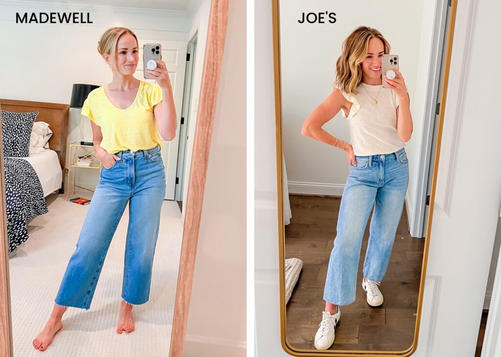 madewell jeans vs joe's jeans