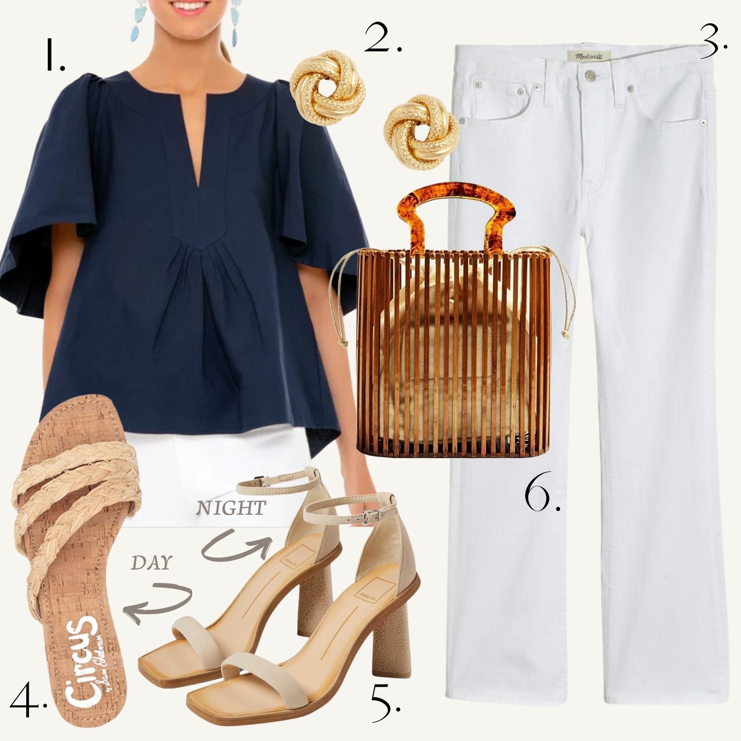 how to style white jeans for spring