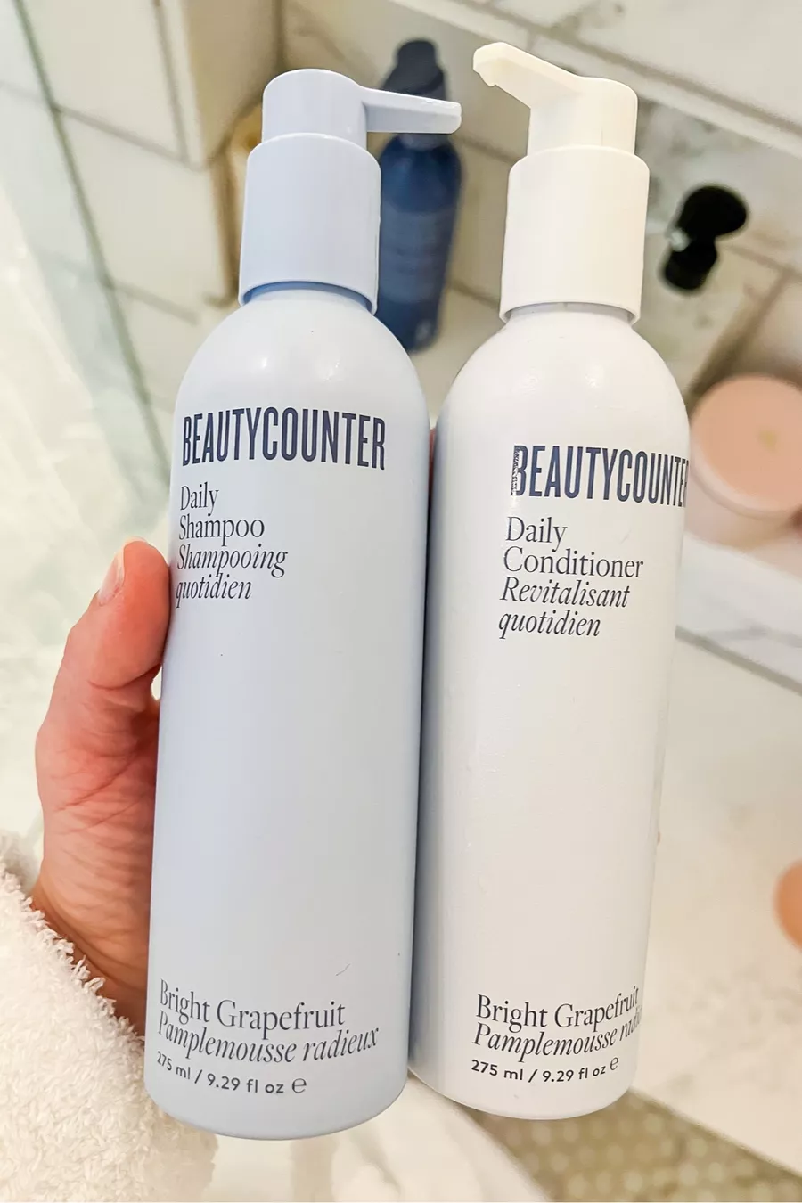 Beautycounter shampoo and conditioner