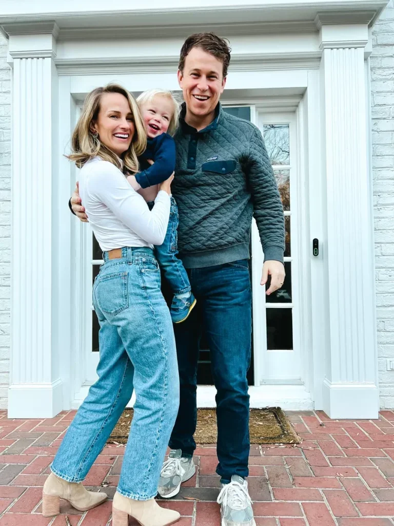 TeriLyn Adams wearing booties, black turtle neck, and pants - Shoes to Wear with Mom Jeans