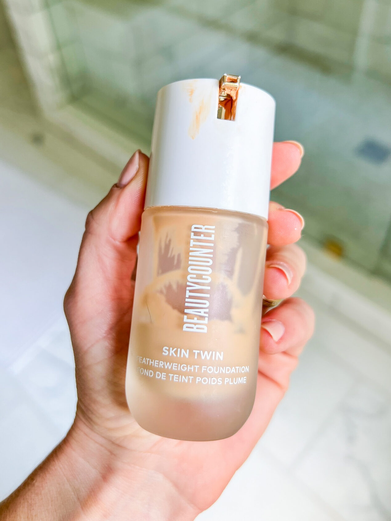 the Dew Skin Tinted Moisturizer from Beautycounter Flawless in Five products 