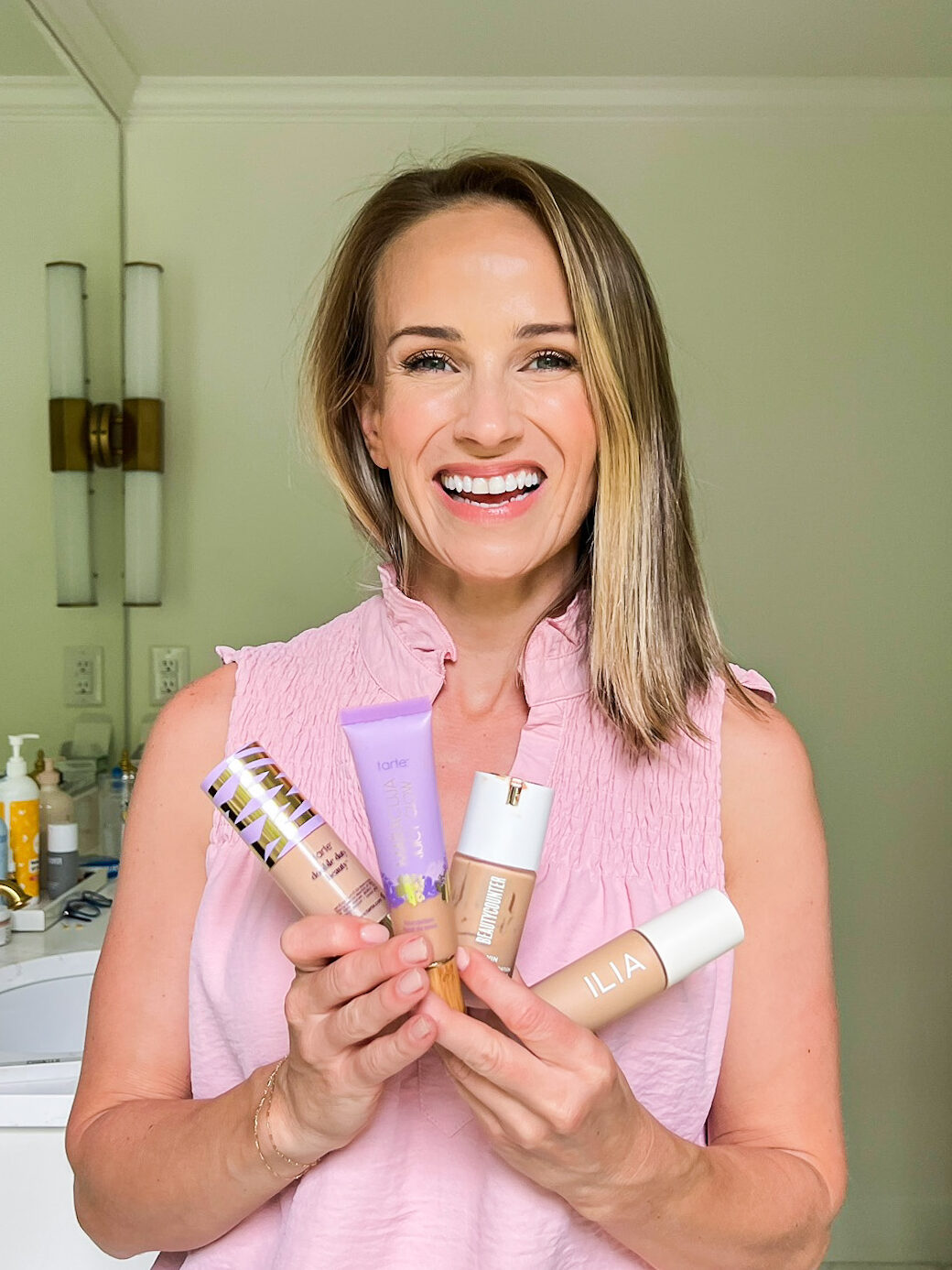 TeriLyn Adams holding Lightweight Foundations for Aging Skin