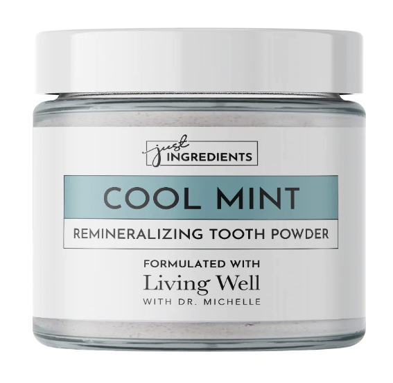  Just Ingredients Remineralizing Tooth Powder container