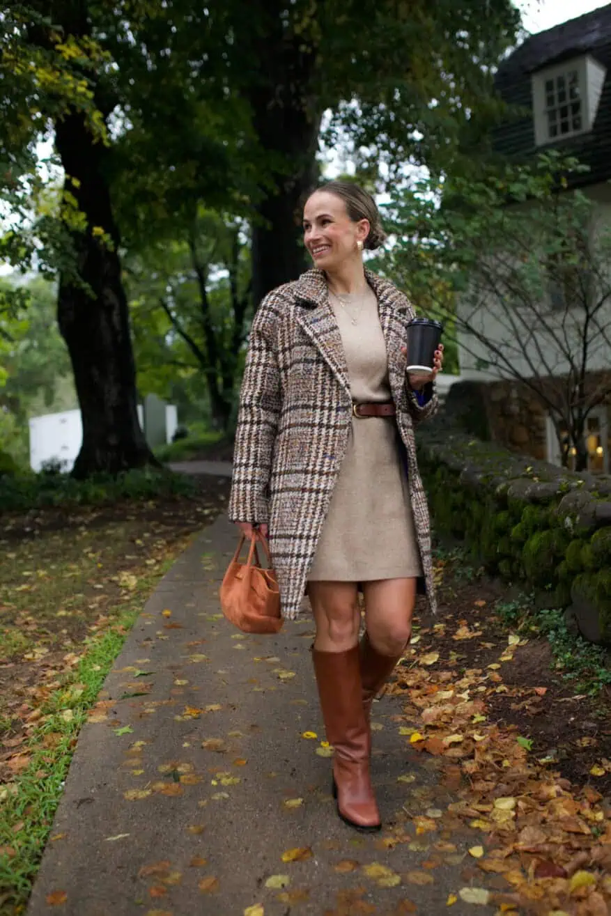 How to Wear Dresses with Boots a simple style guide