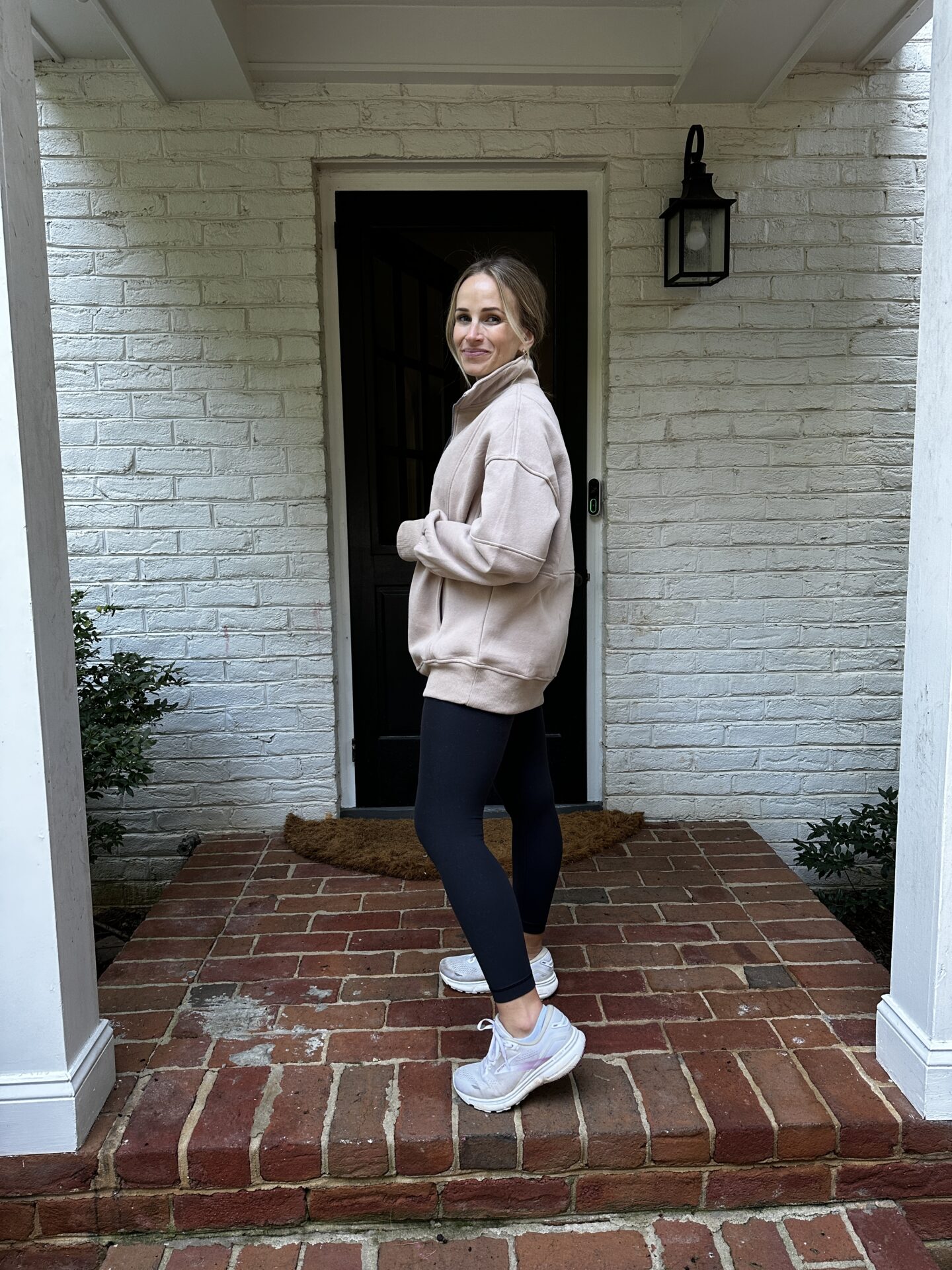 TeriLyn Adams wearing Brooks running shoes outdoors