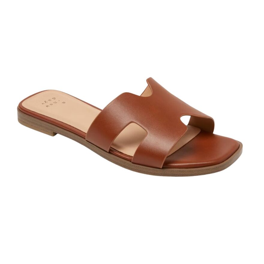 Nina slide sandal with rubber sole, affordable pregnancy pick