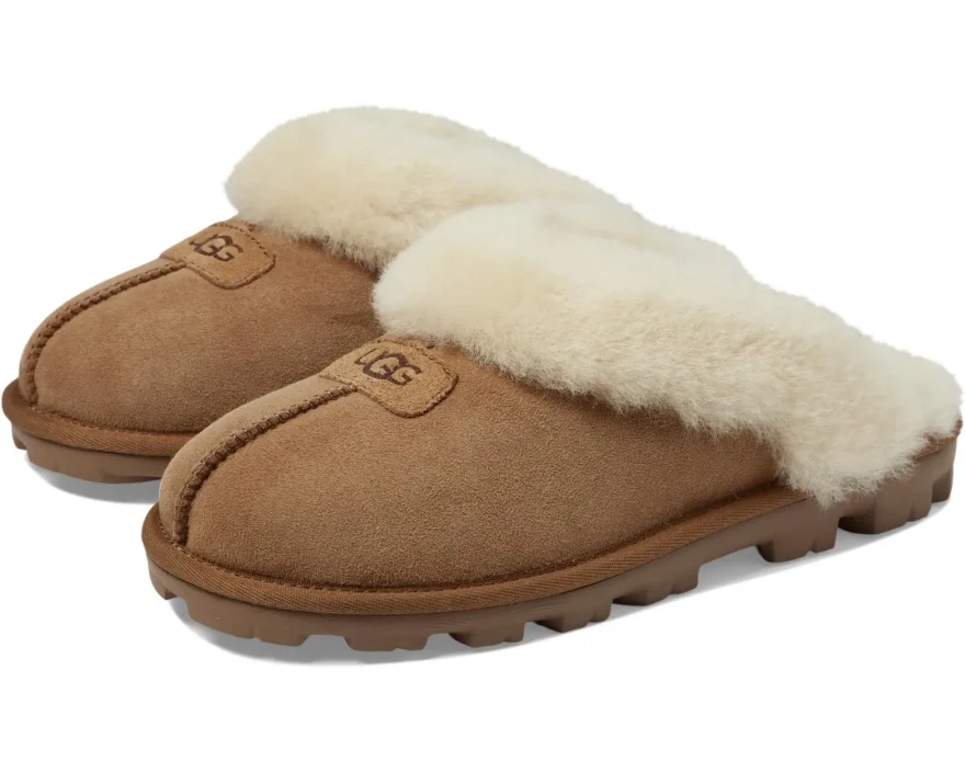 UGG Coquette slippers with cushioned sole for pregnancy comfort