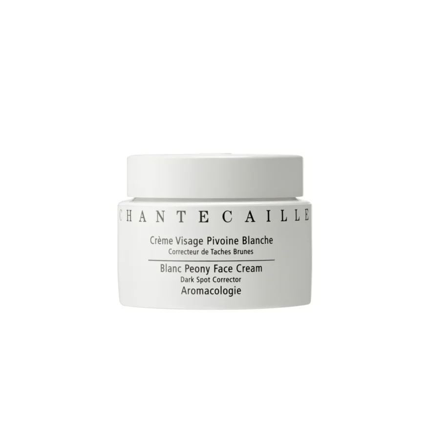 Chantecaille Blanc Peony Face Cream dark spot corrector jar