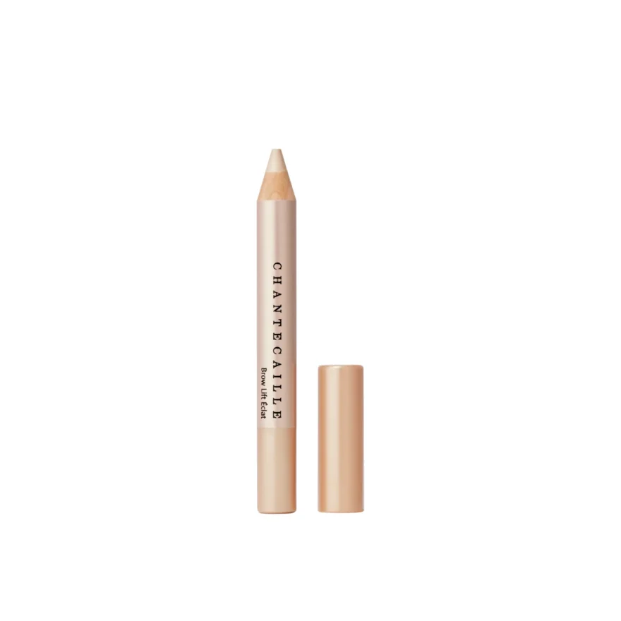 Chantecaille Brow Light Éclat highlighter pencil, uncapped, in champagne shade