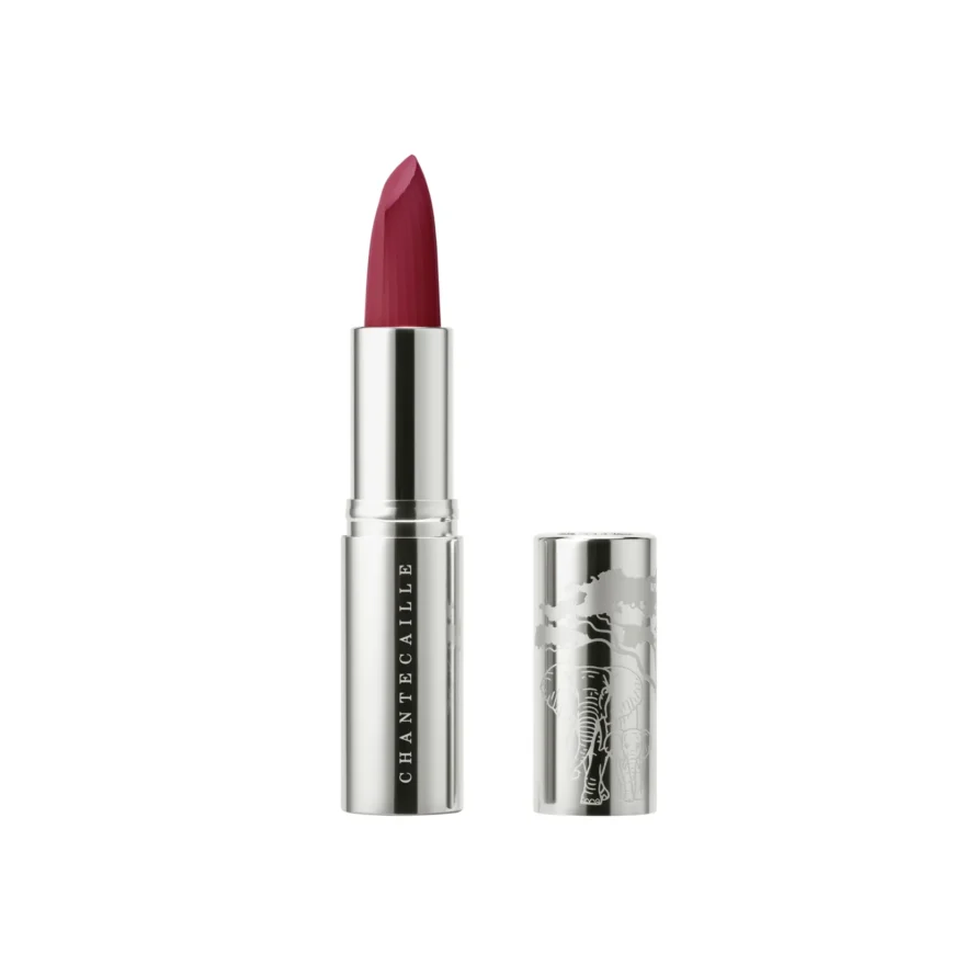 Chantecaille Lip Crème Lipstick in Rose Myrtle with embossed elephant cap