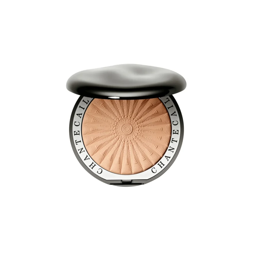 Chantecaille Perfect Blur Finishing Powder compact, Light Medium shade, open