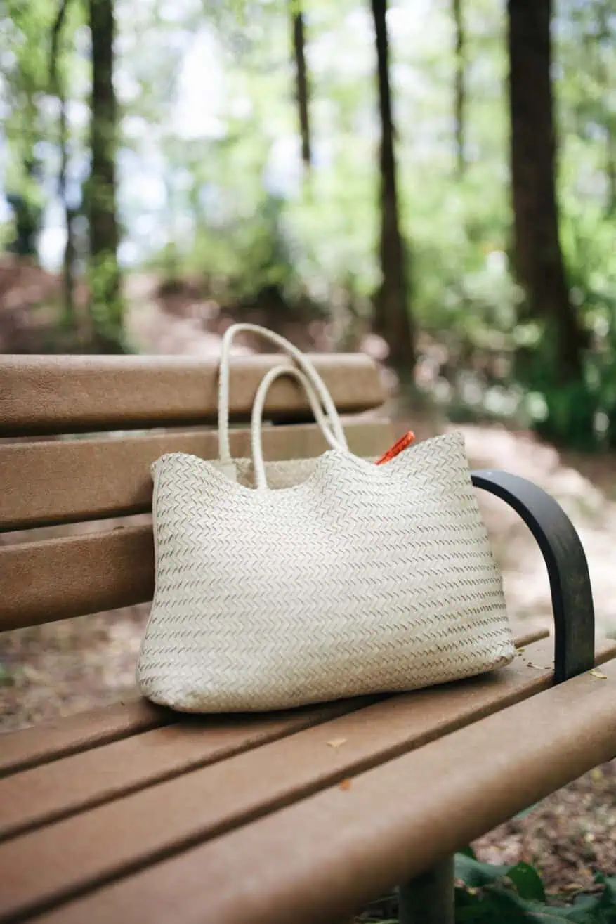 Madewell Handwoven Leather Tote