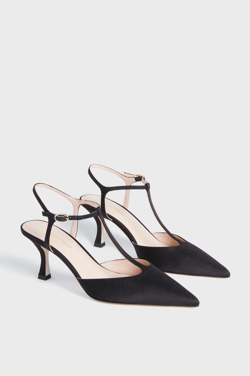 Tuckernuck Black Grosgrain Margot Heels