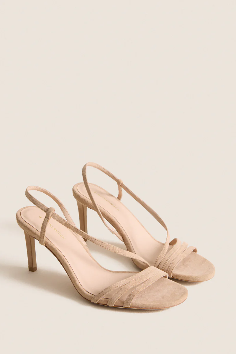 Tuckernuck Nude Suede Scarlet Heels