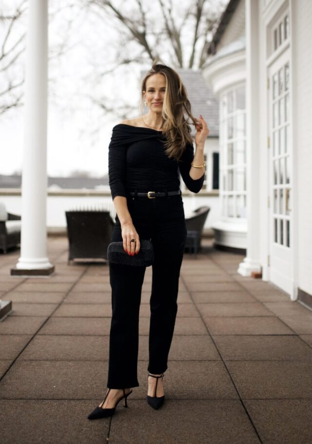 Timeless Ways To Style Black Jeans (with casual + dressier outfits)