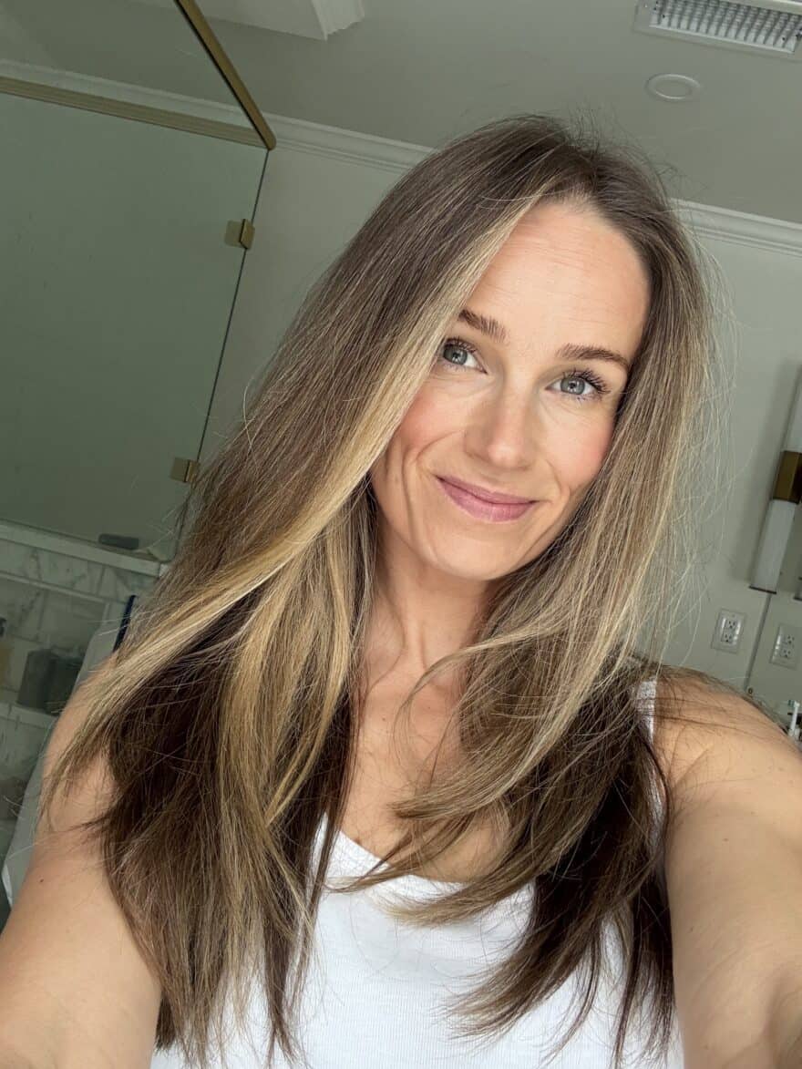 TeriLyn Adams showing up close the Armani luminous silk foundation