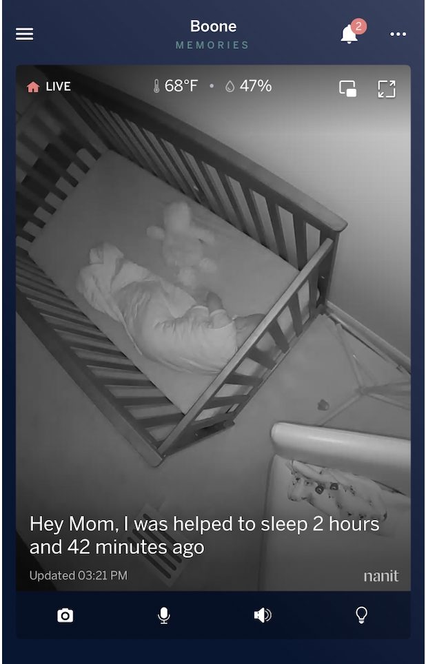TeriLyn Adams nanit baby monitor app