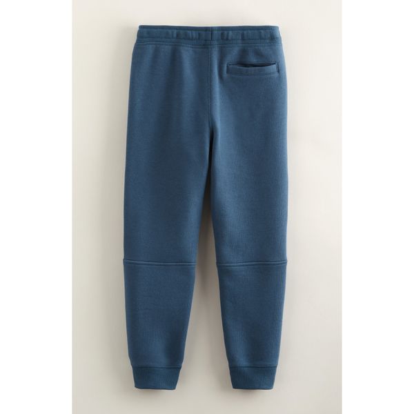 Tucker + Tate drawstring cotton blend joggers in blue, kids, back view