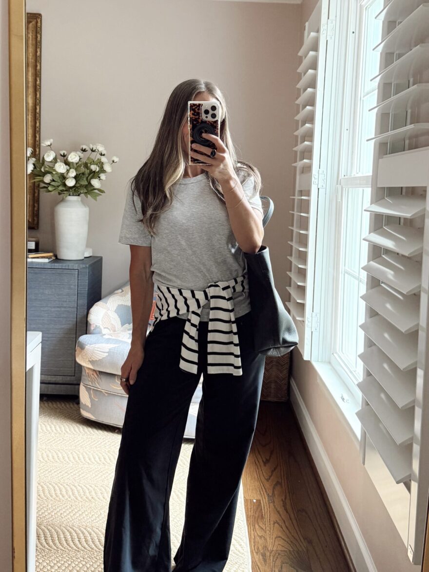 TeriLyn Adams wearing gray tshirt