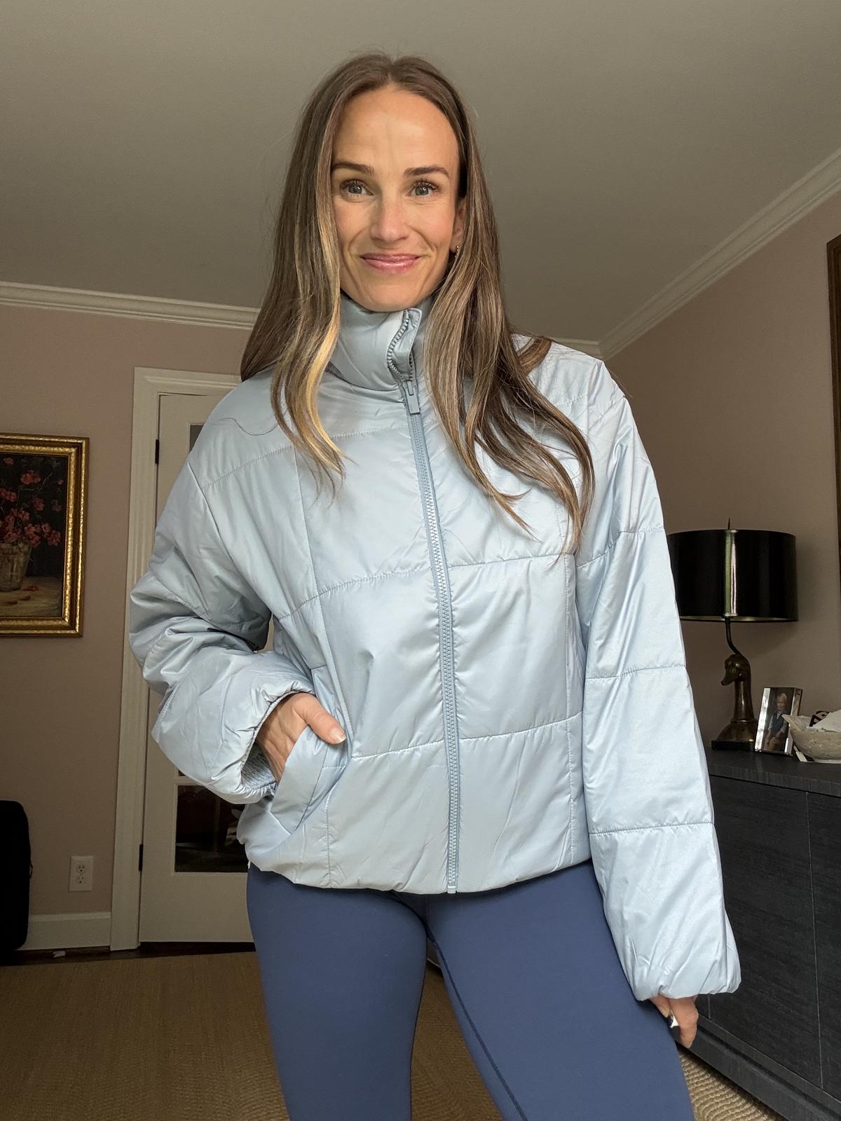 Vuori Canyon Insulated Sporty Jacket in Raindrop, size XS